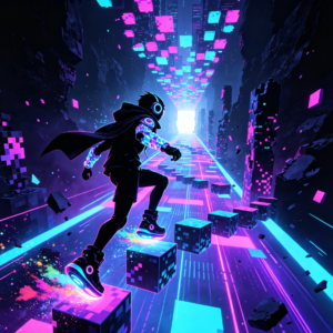 Prismatic Pixel City