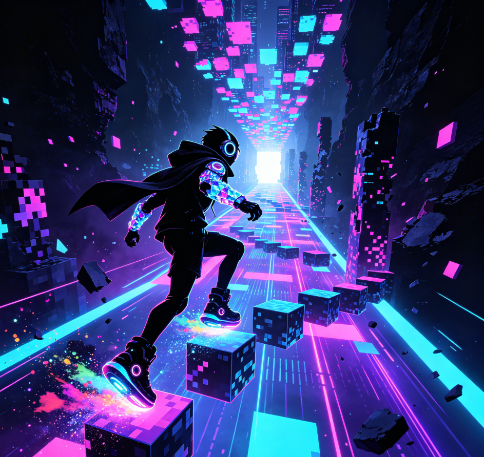 Prismatic Pixel City